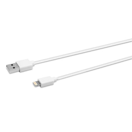 Innovera 6 ft. USB Lightning Cable, White IVR30020
